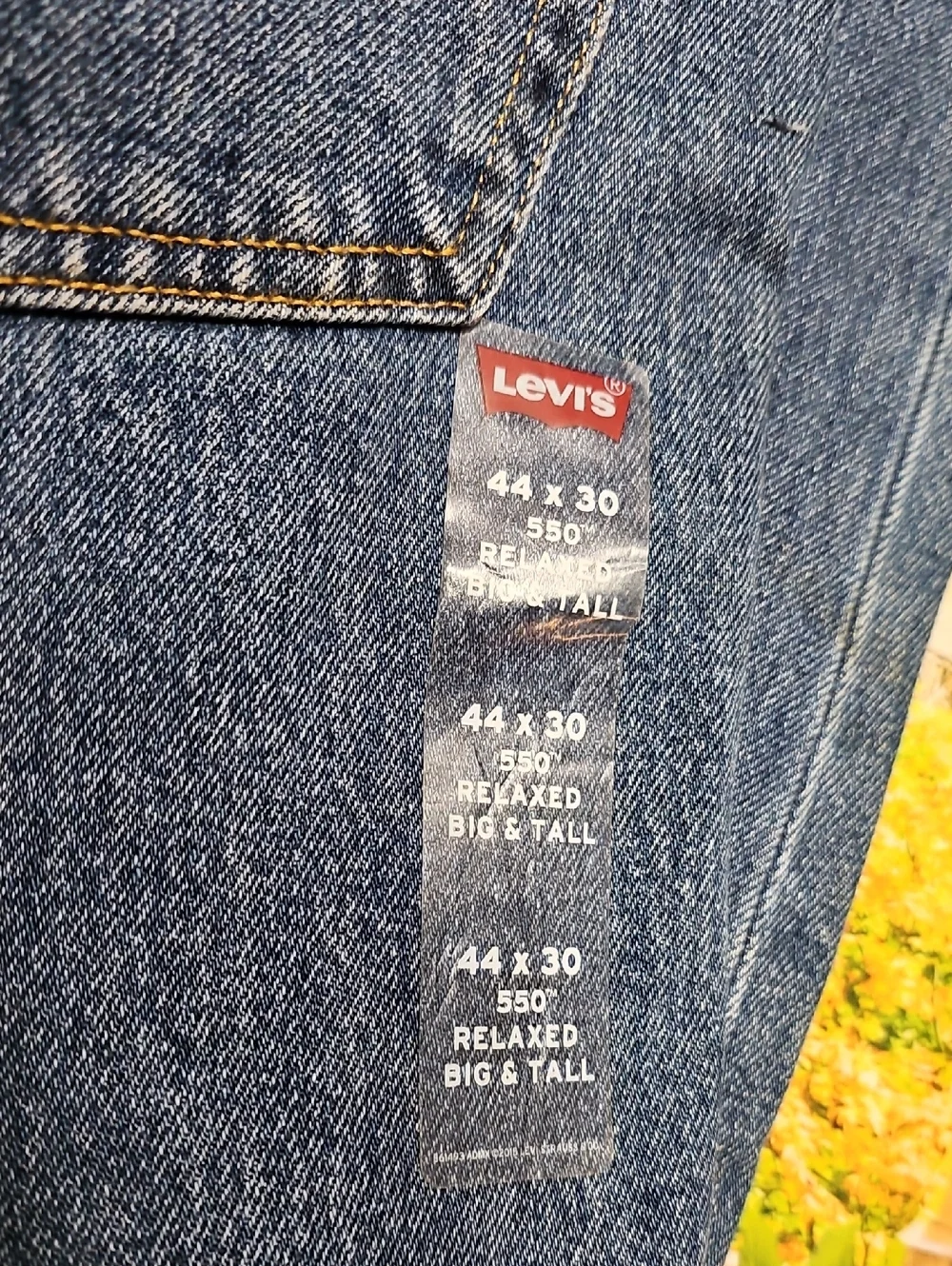 Levi's‎ 550 Relaxed Blue Jeans Size 44x30 New